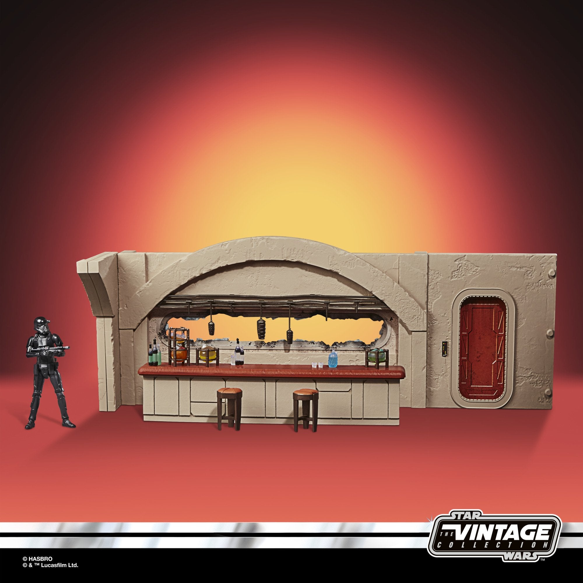 The Vintage Collection - Nevarro Cantina Playset with Imperial Death Trooper