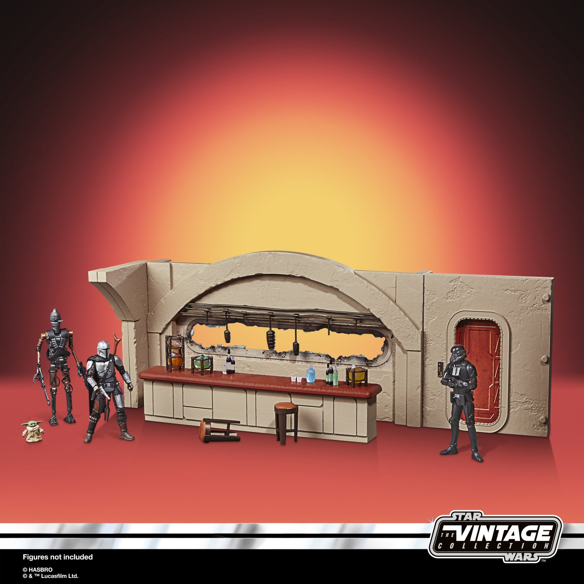The Vintage Collection - Nevarro Cantina Playset with Imperial Death Trooper