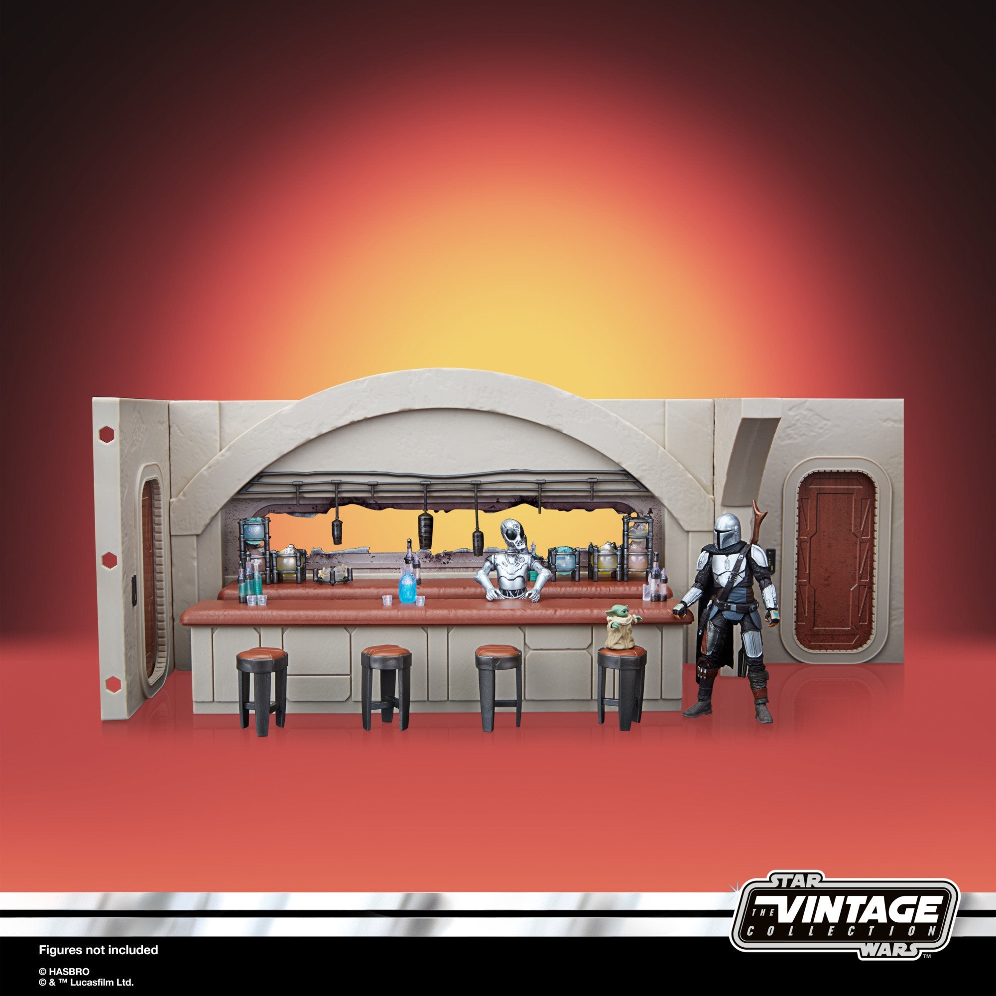 The Vintage Collection - Nevarro Cantina Playset with Imperial Death Trooper