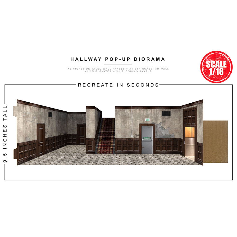 Hallway Pop-Up Diorama 1/18
