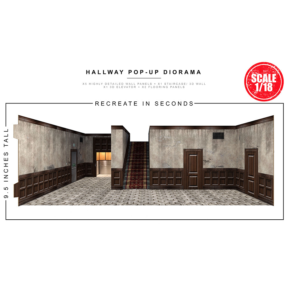 Hallway Pop-Up Diorama 1/18