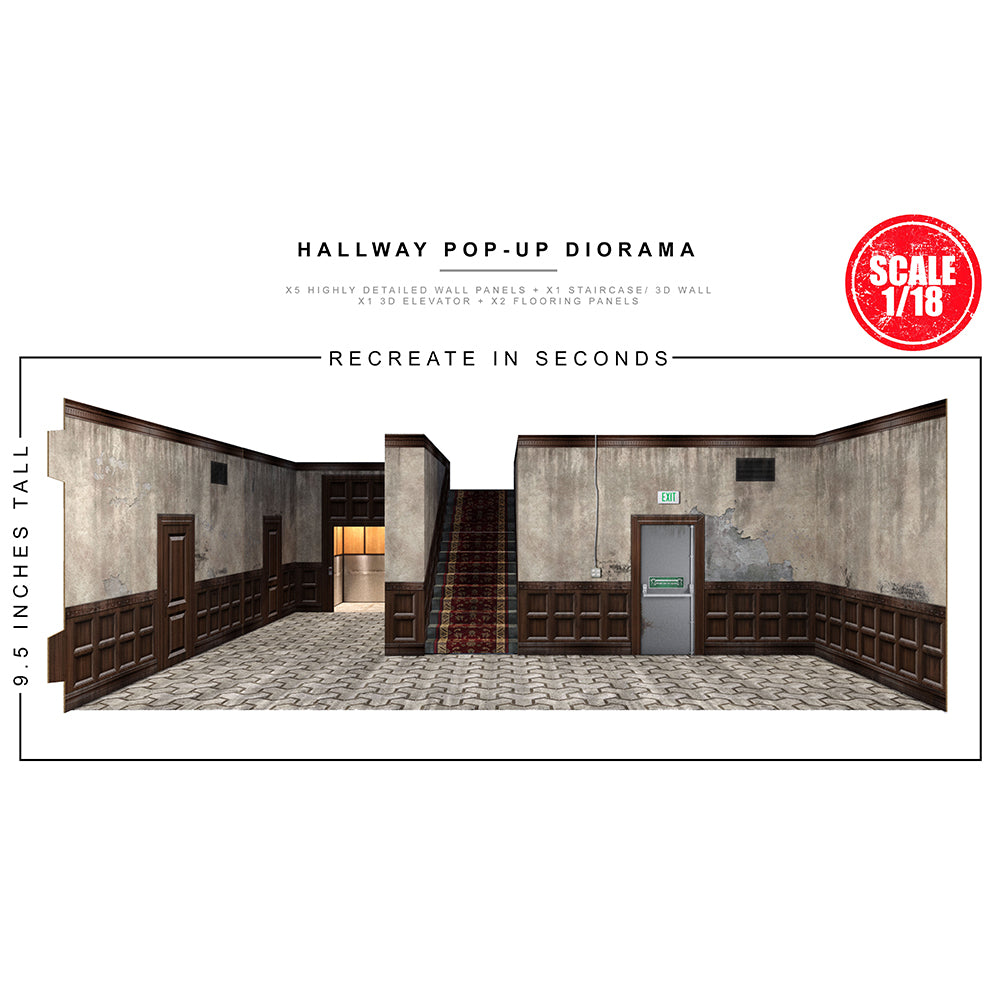 Hallway Pop-Up Diorama 1/18