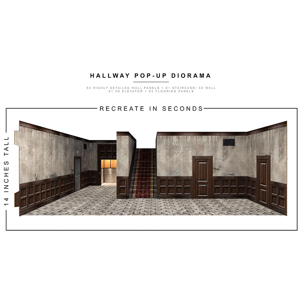Hallway Pop-Up Diorama 1/12