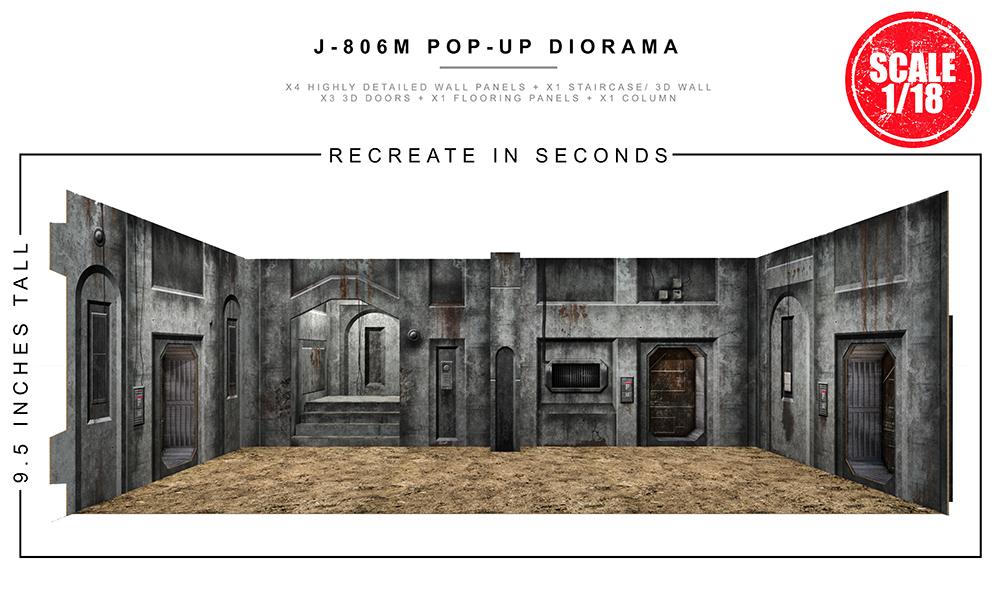 J-806M Pop-Up Diorama 1/18