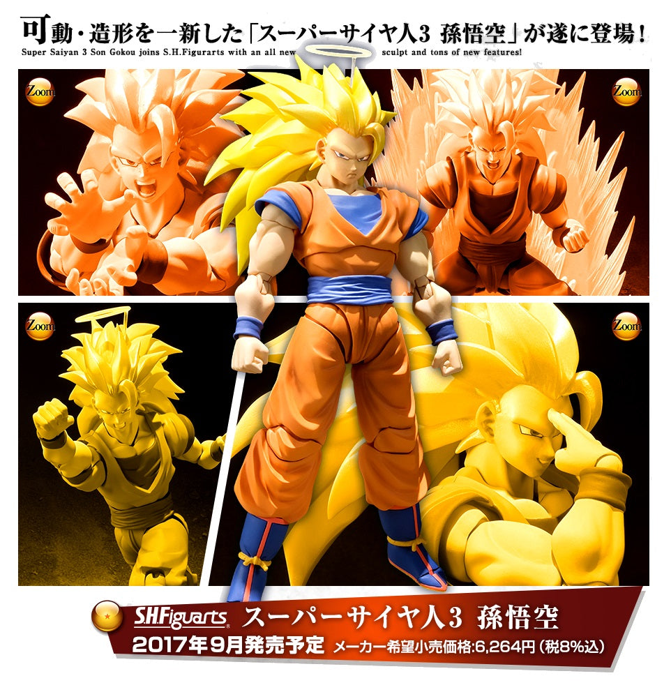 S.H. Figuarts - Dragon Ball - Super Saiyan 3 Son Goku