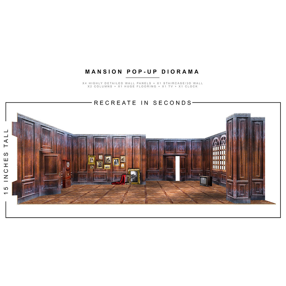 Mansion Pop-Up Diorama 1/12
