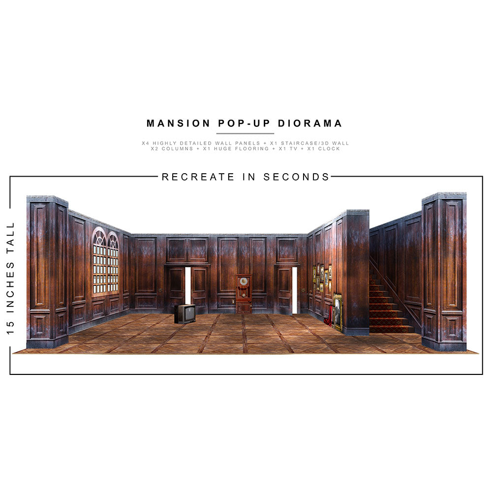 Mansion Pop-Up Diorama 1/12