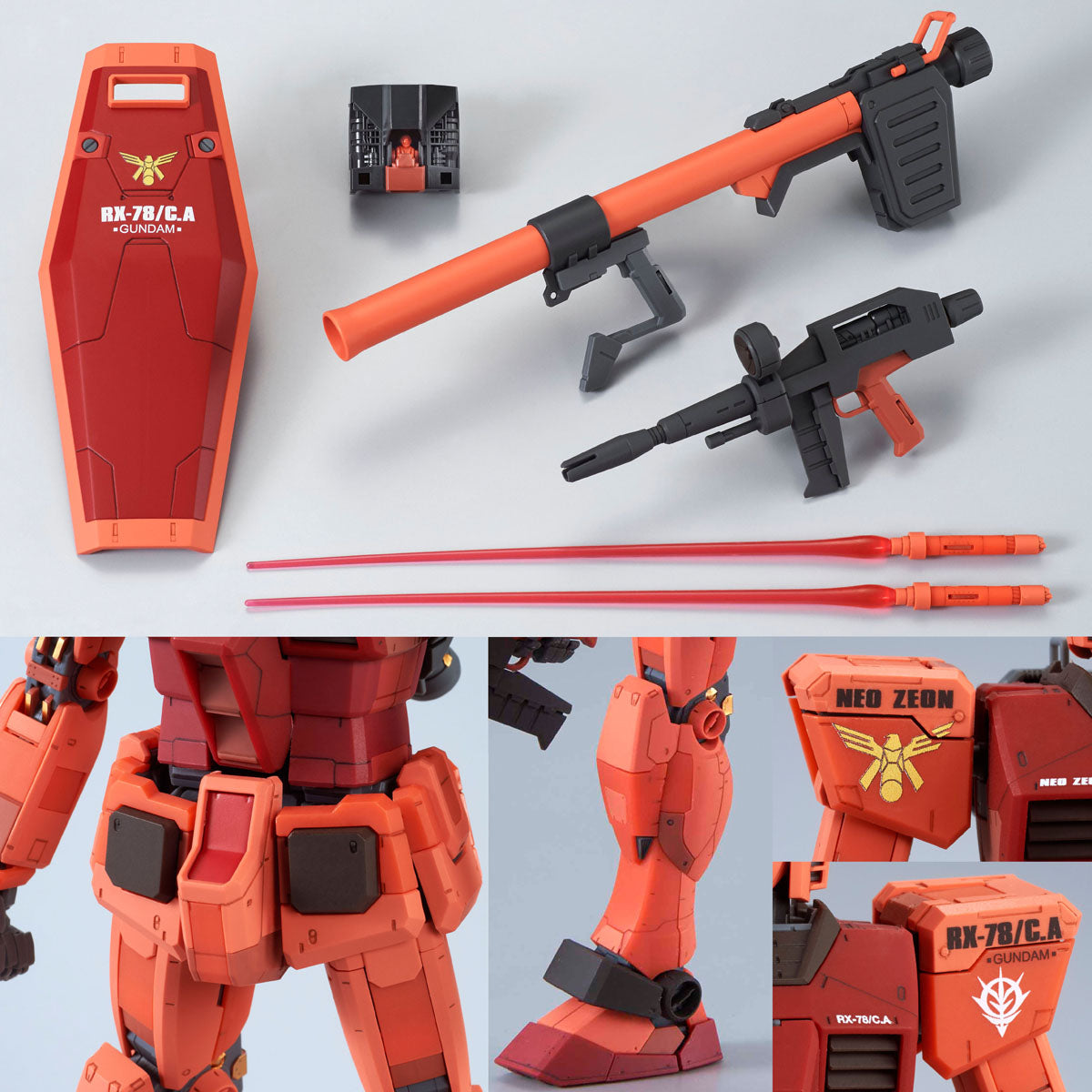 MG - RX-78/C.A Casval's Custom Gundam Ver.3.0