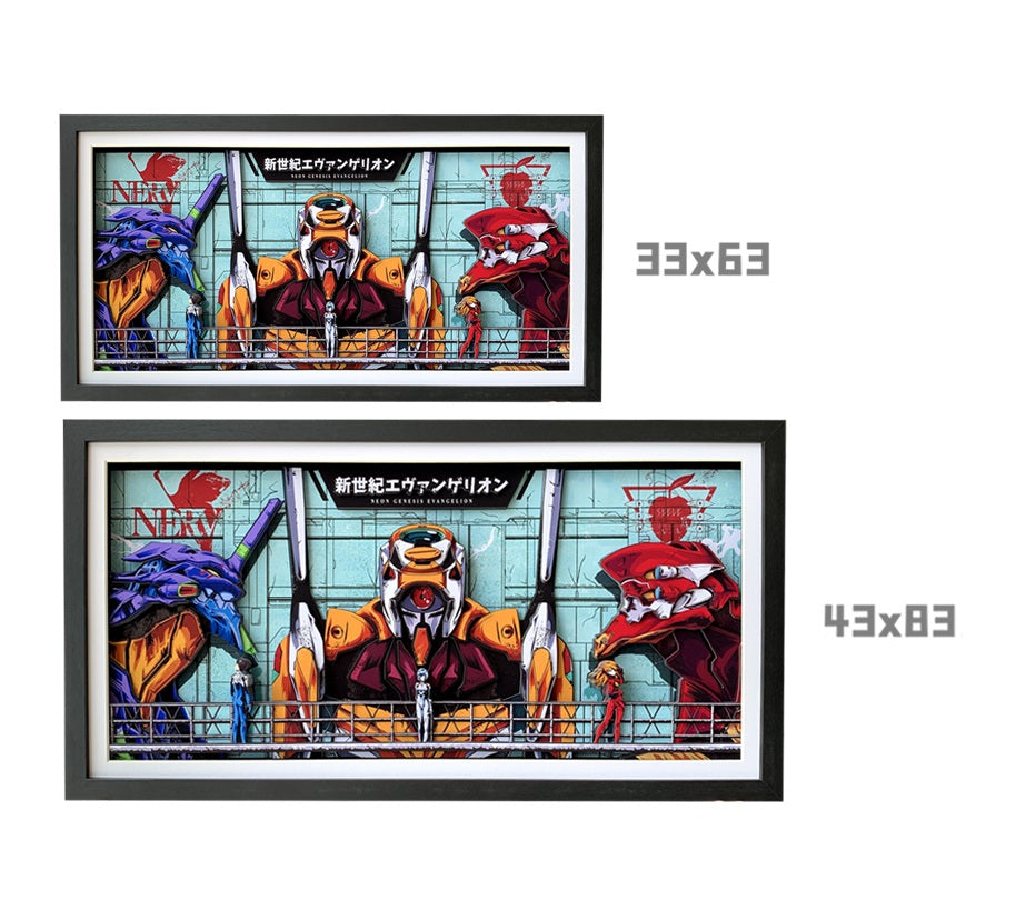 3D Wall Mount - Evangelion Hangar