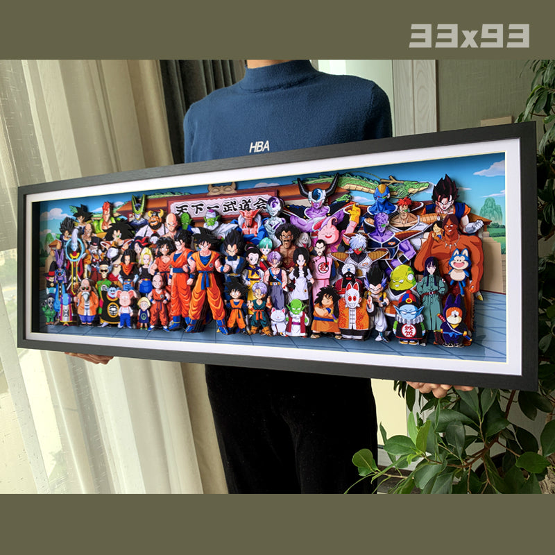 3D Wall Mount - Dragon Ball Z World