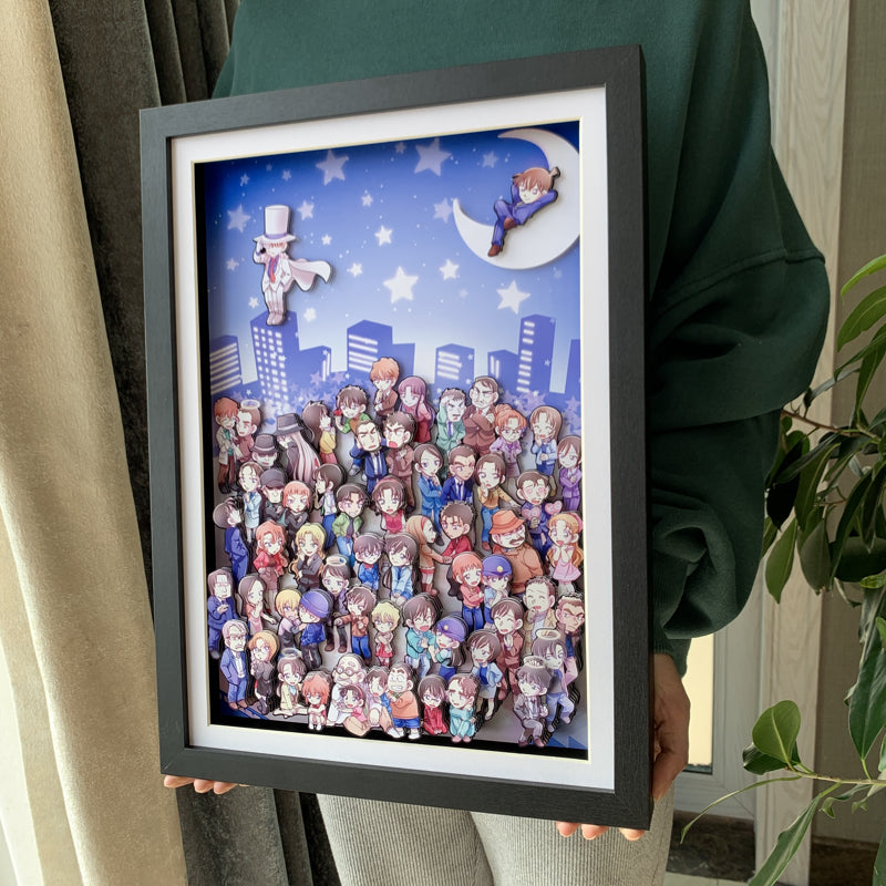 3D Wall Mount - Detective Conan Moonlight Friends