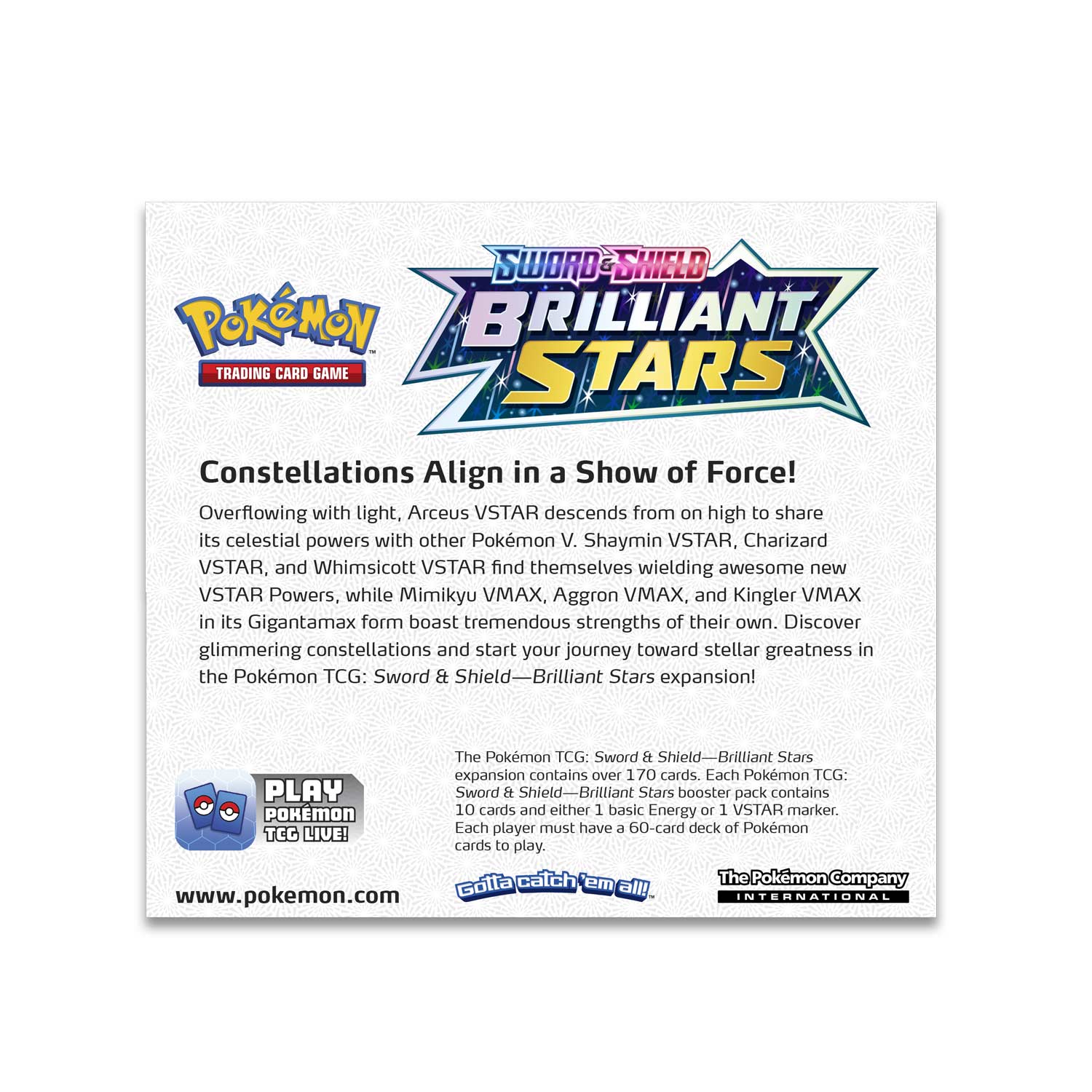 Pokemon TCG: Sword & Shield - Brilliant Stars Booster Display (36)