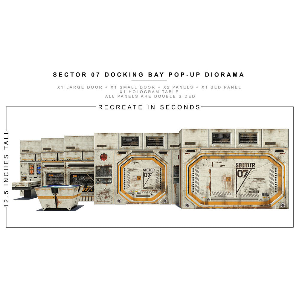 Sector 07 Docking Bay Pop-Up Diorama 1/12