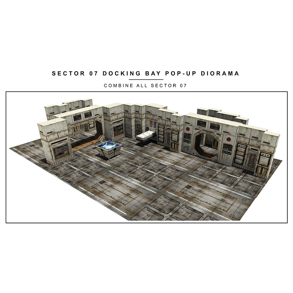 Sector 07 Docking Bay Pop-Up Diorama 1/12