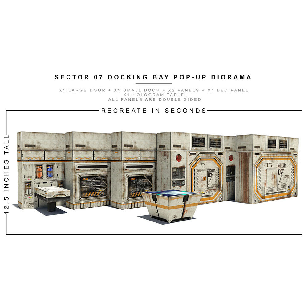 Sector 07 Docking Bay Pop-Up Diorama 1/12
