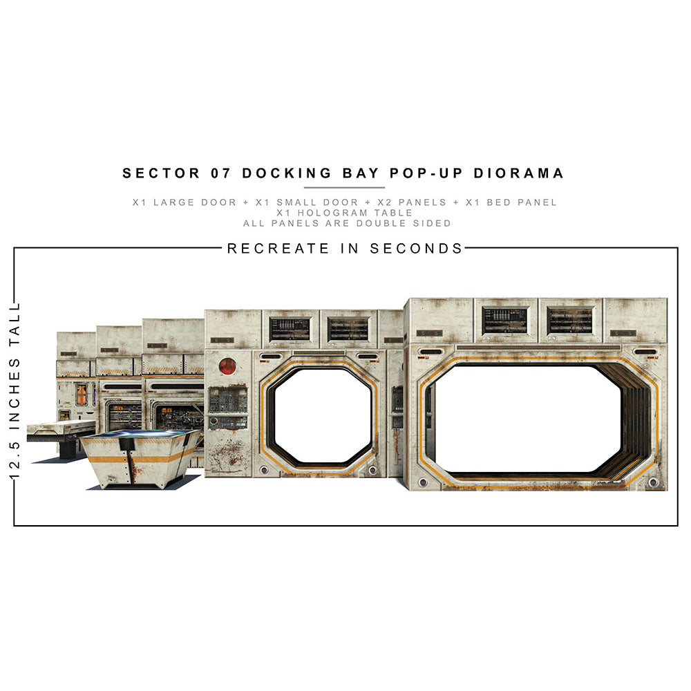 Sector 07 Docking Bay Pop-Up Diorama 1/12