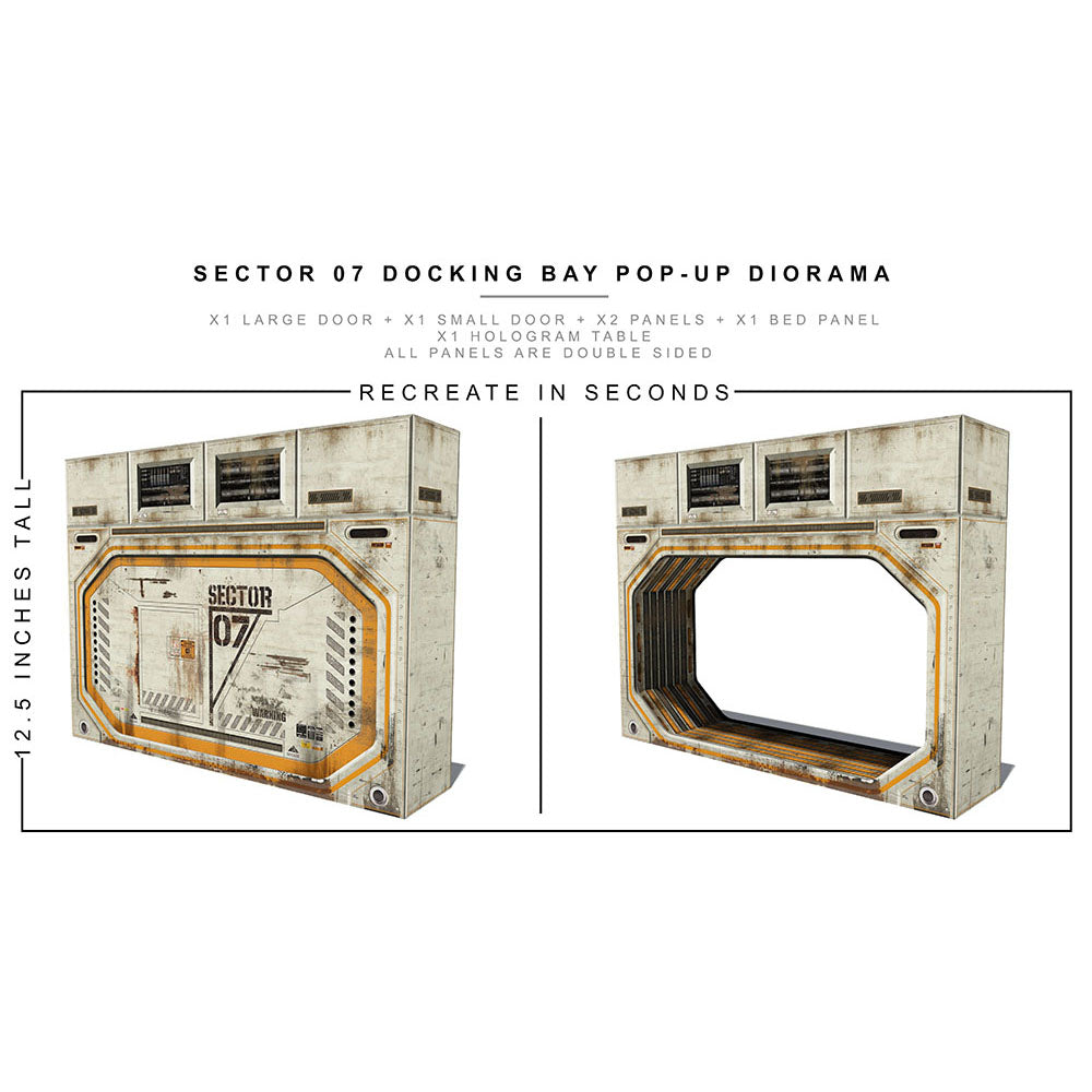 Sector 07 Docking Bay Pop-Up Diorama 1/12