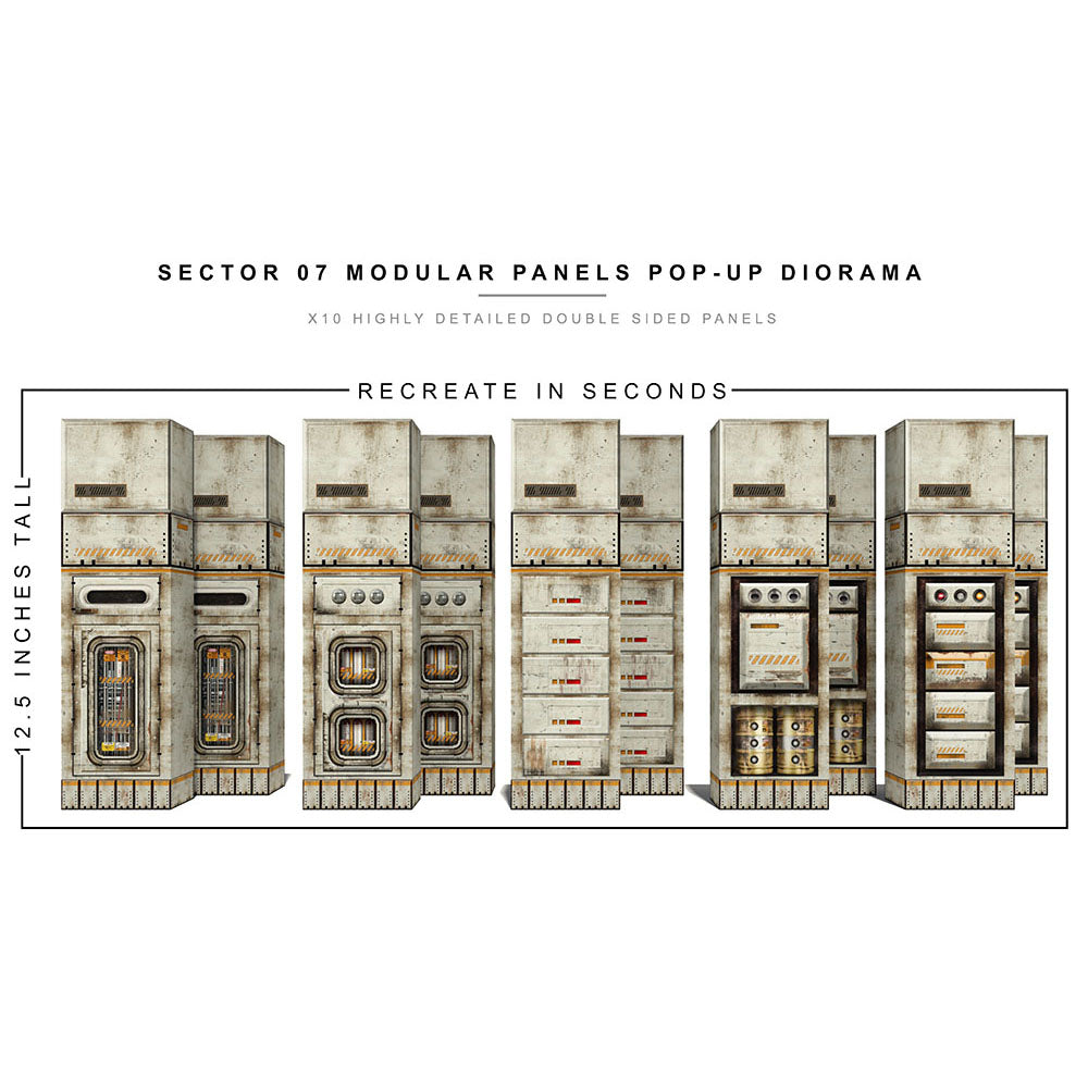 Sector 07 Modular Panels Pop-Up Diorama 1/12