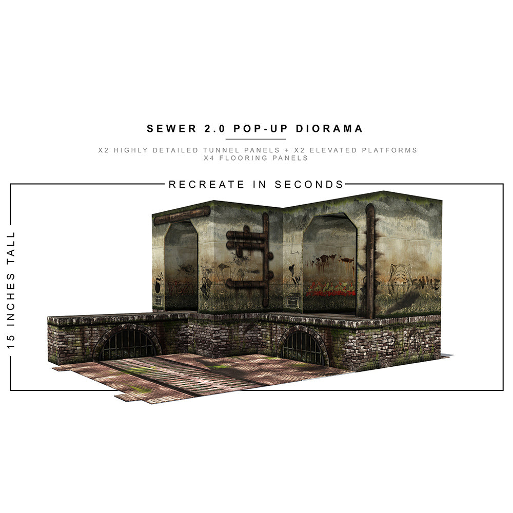 Sewer 2.0 Pop-Up Diorama 1/12