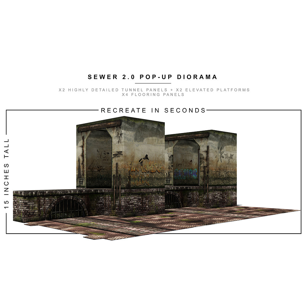 Sewer 2.0 Pop-Up Diorama 1/12