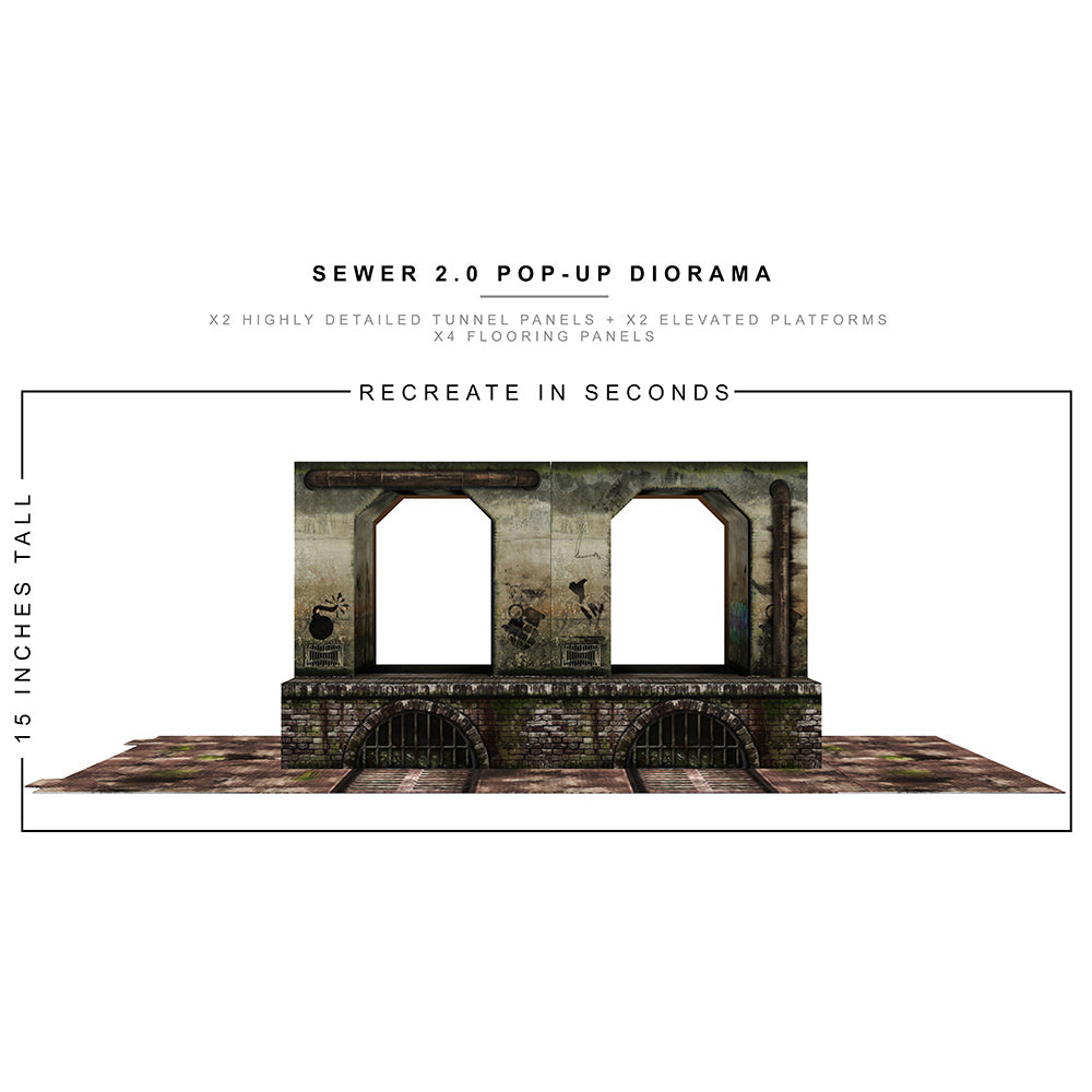 Sewer 2.0 Pop-Up Diorama 1/12