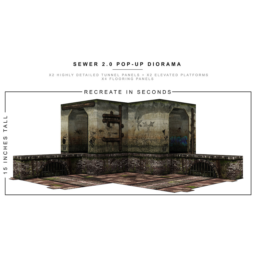 Sewer 2.0 Pop-Up Diorama 1/12