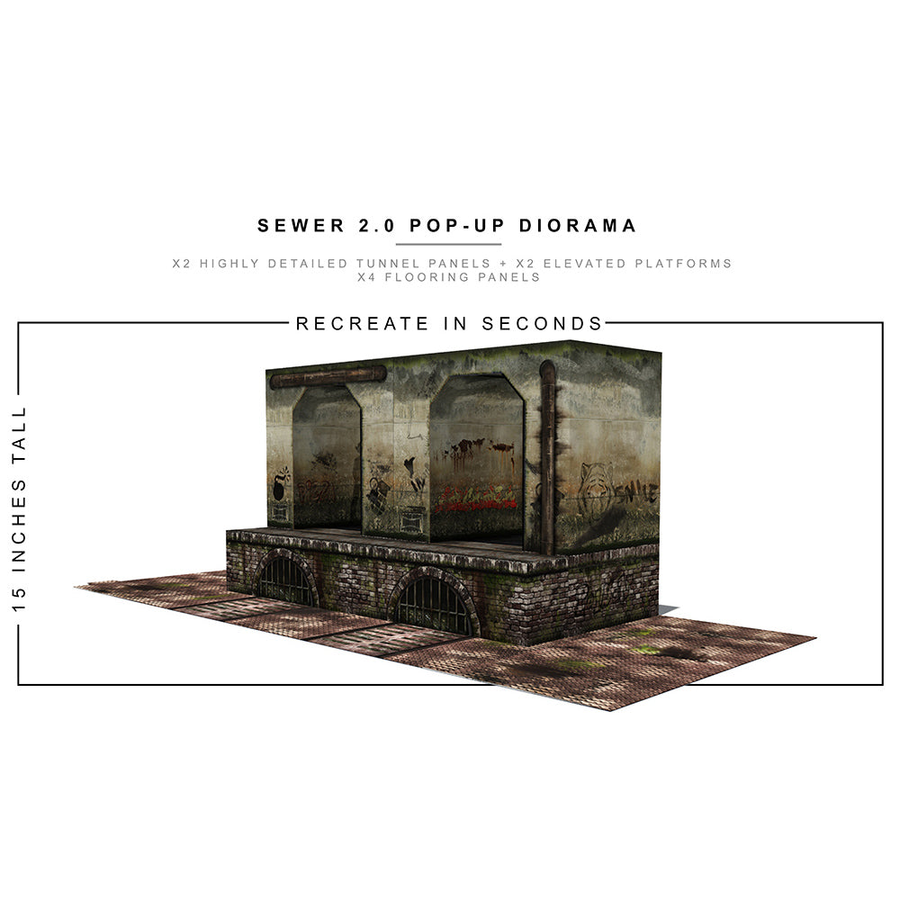 Sewer 2.0 Pop-Up Diorama 1/12