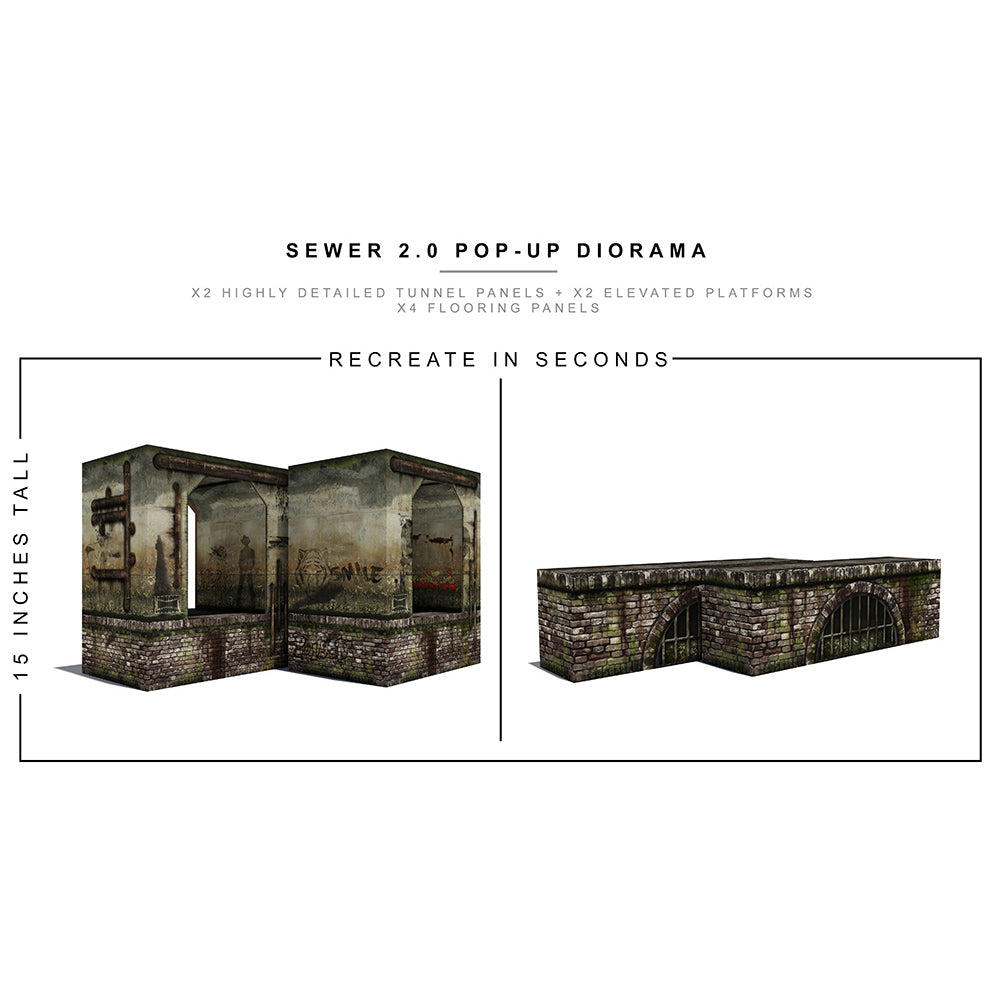 Sewer 2.0 Pop-Up Diorama 1/12