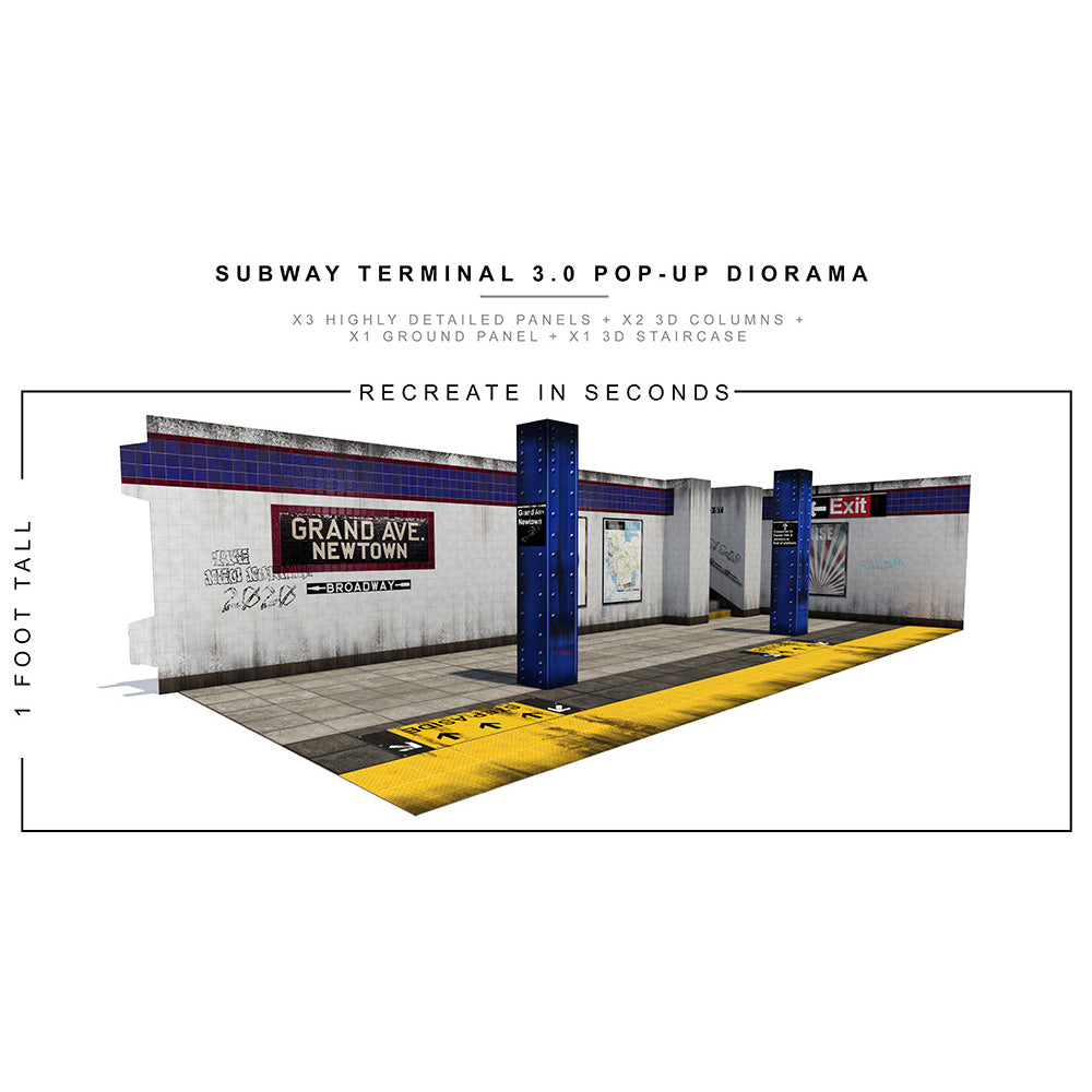 Subway Terminal 3.0 Pop-Up Diorama 1/12