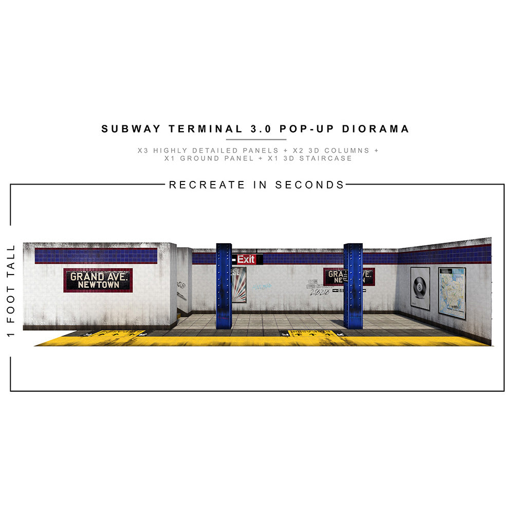 Subway Terminal 3.0 Pop-Up Diorama 1/12