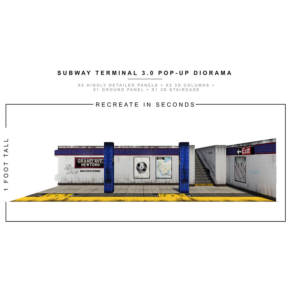 Subway Terminal 3.0 Pop-Up Diorama 1/12