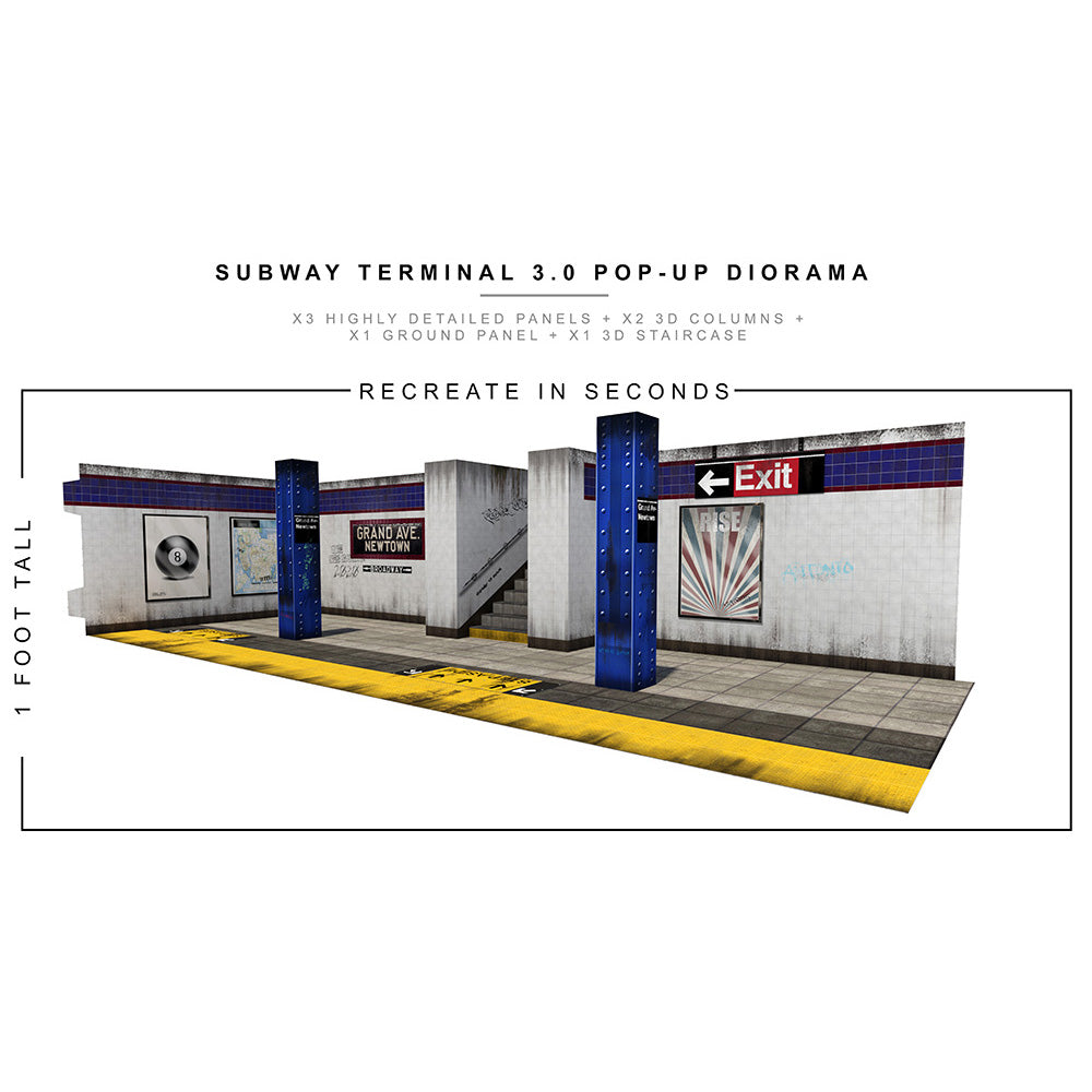 Subway Terminal 3.0 Pop-Up Diorama 1/12