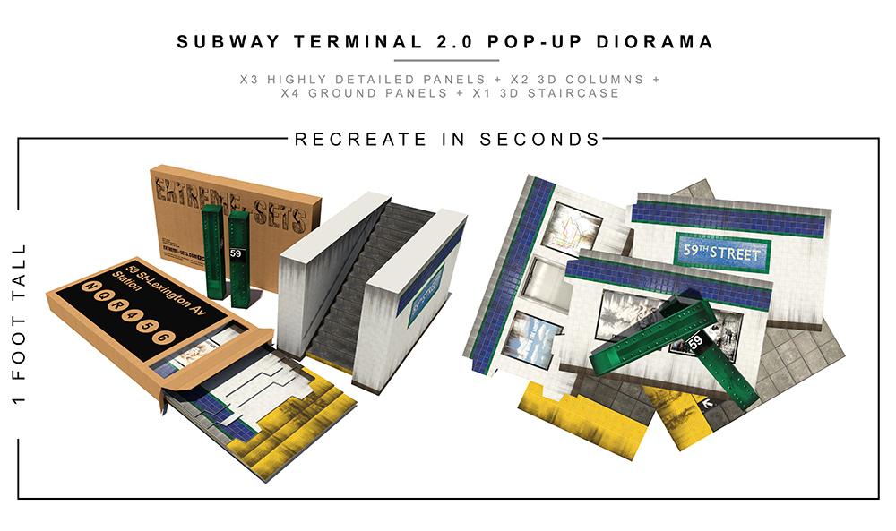 Subway Terminal 2.0 Pop-Up Diorama 1/12
