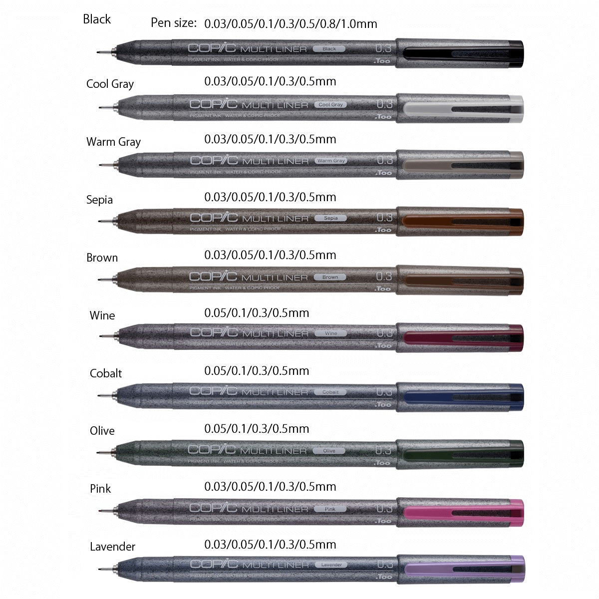 Copic - Multiliner 0.03mm