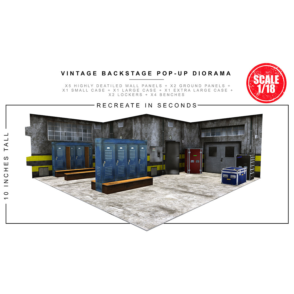 Vintage Backstage Pop-Up Diorama 1/18