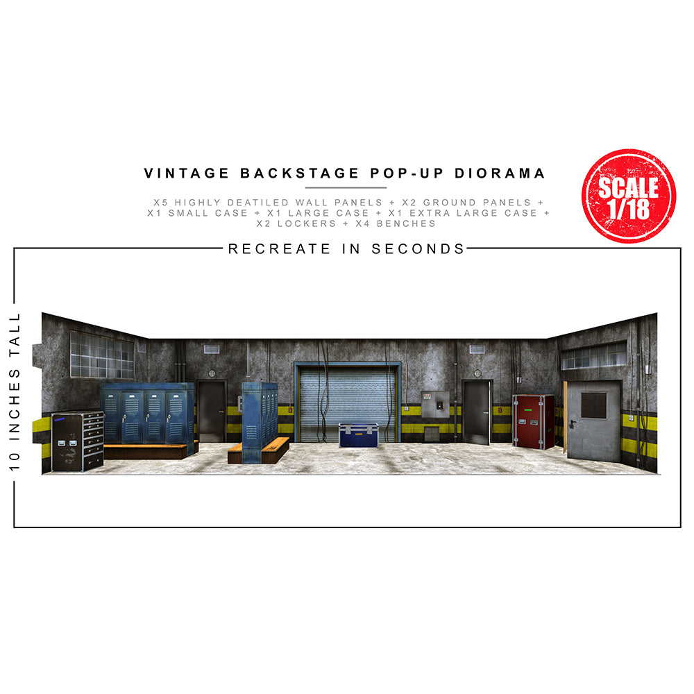 Vintage Backstage Pop-Up Diorama 1/18
