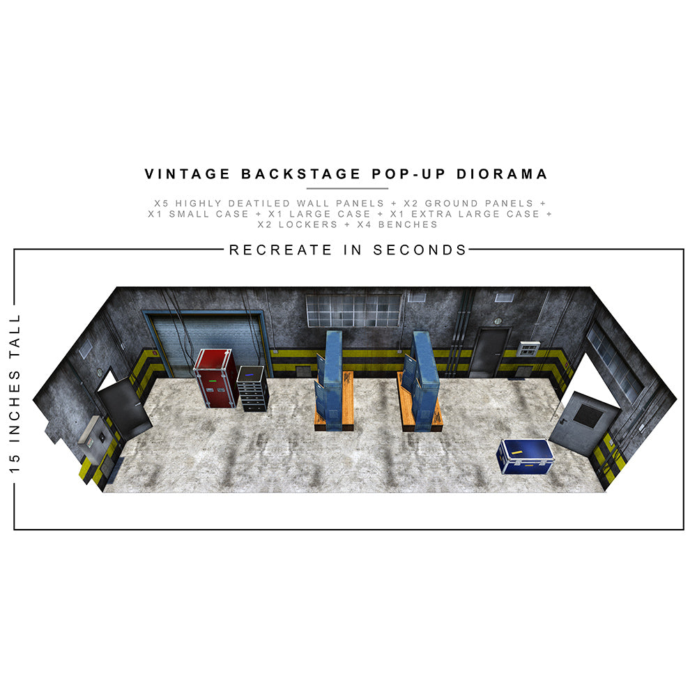 Vintage Backstage Pop-Up Diorama 1/12