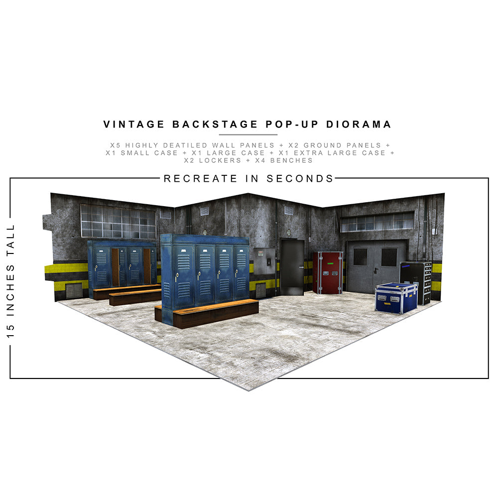 Vintage Backstage Pop-Up Diorama 1/12