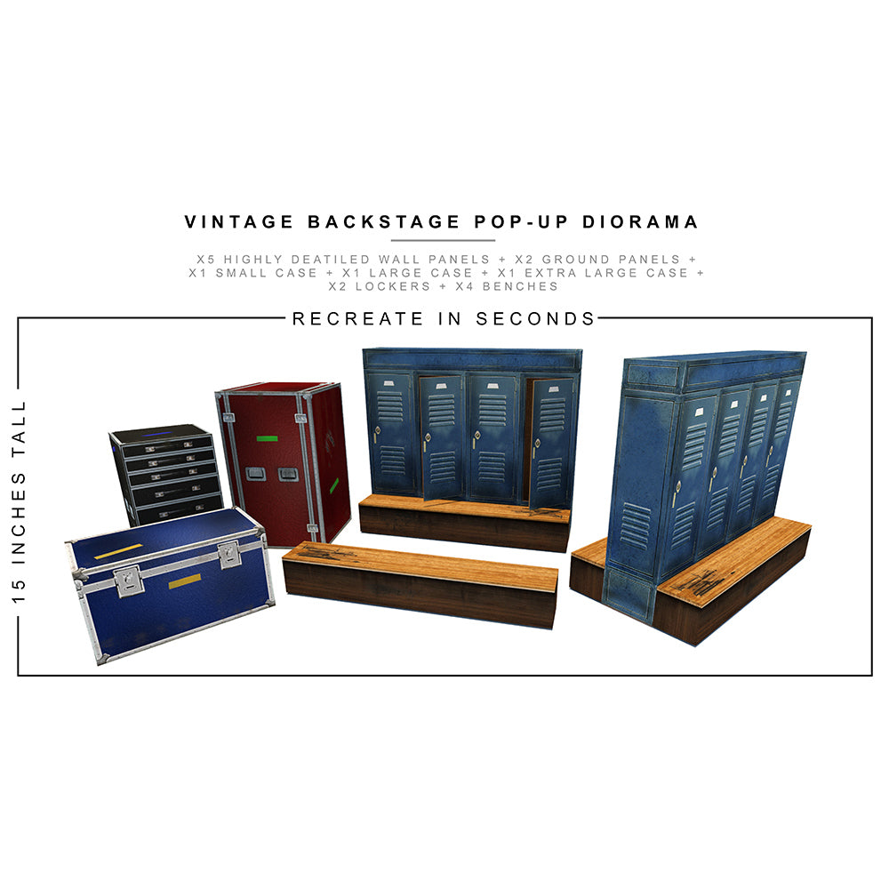 Vintage Backstage Pop-Up Diorama 1/12