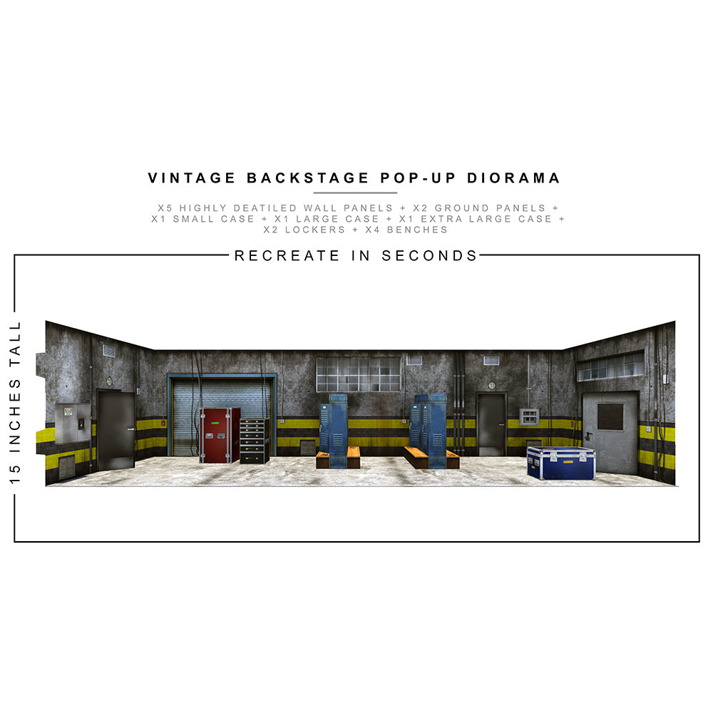 Vintage Backstage Pop-Up Diorama 1/12