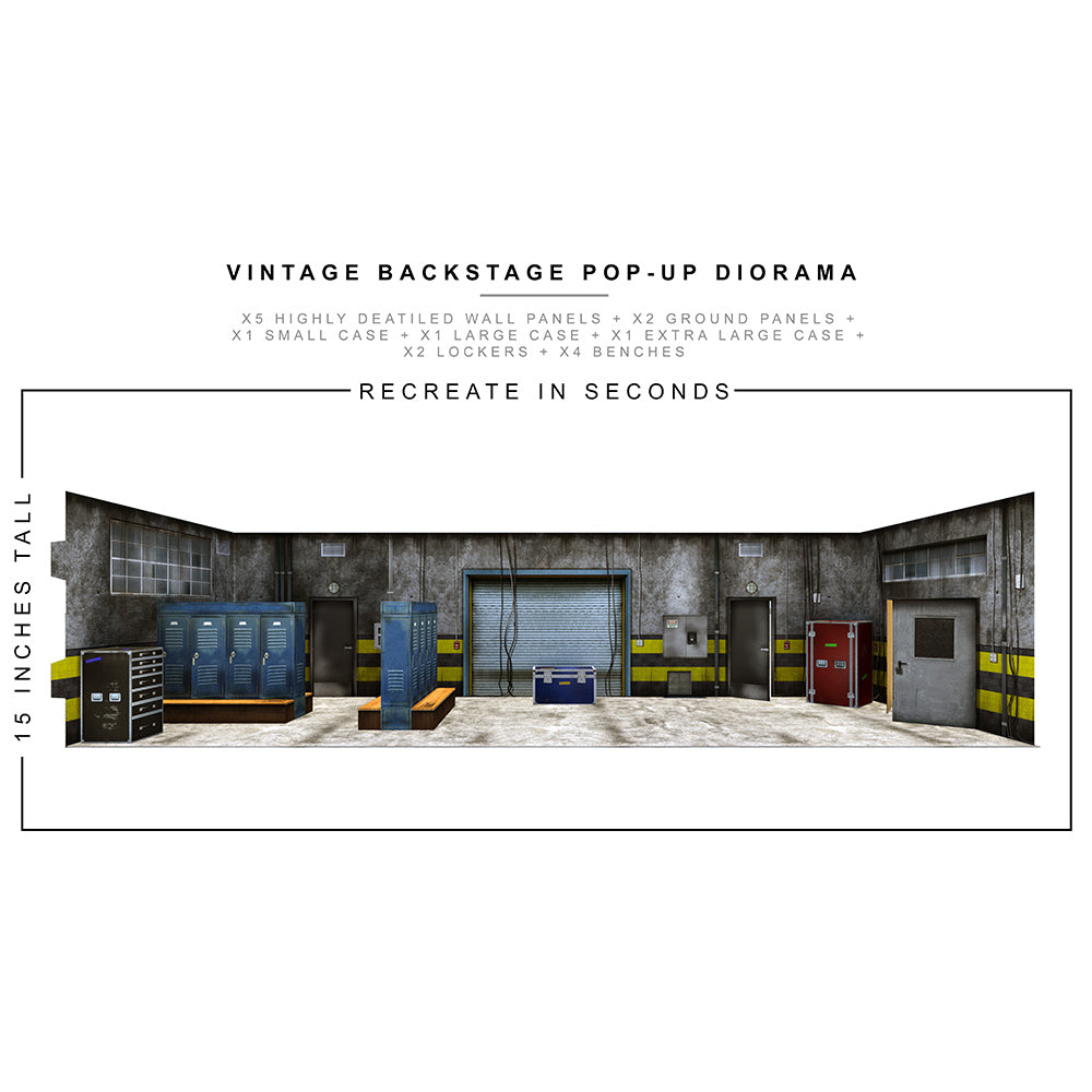 Vintage Backstage Pop-Up Diorama 1/12