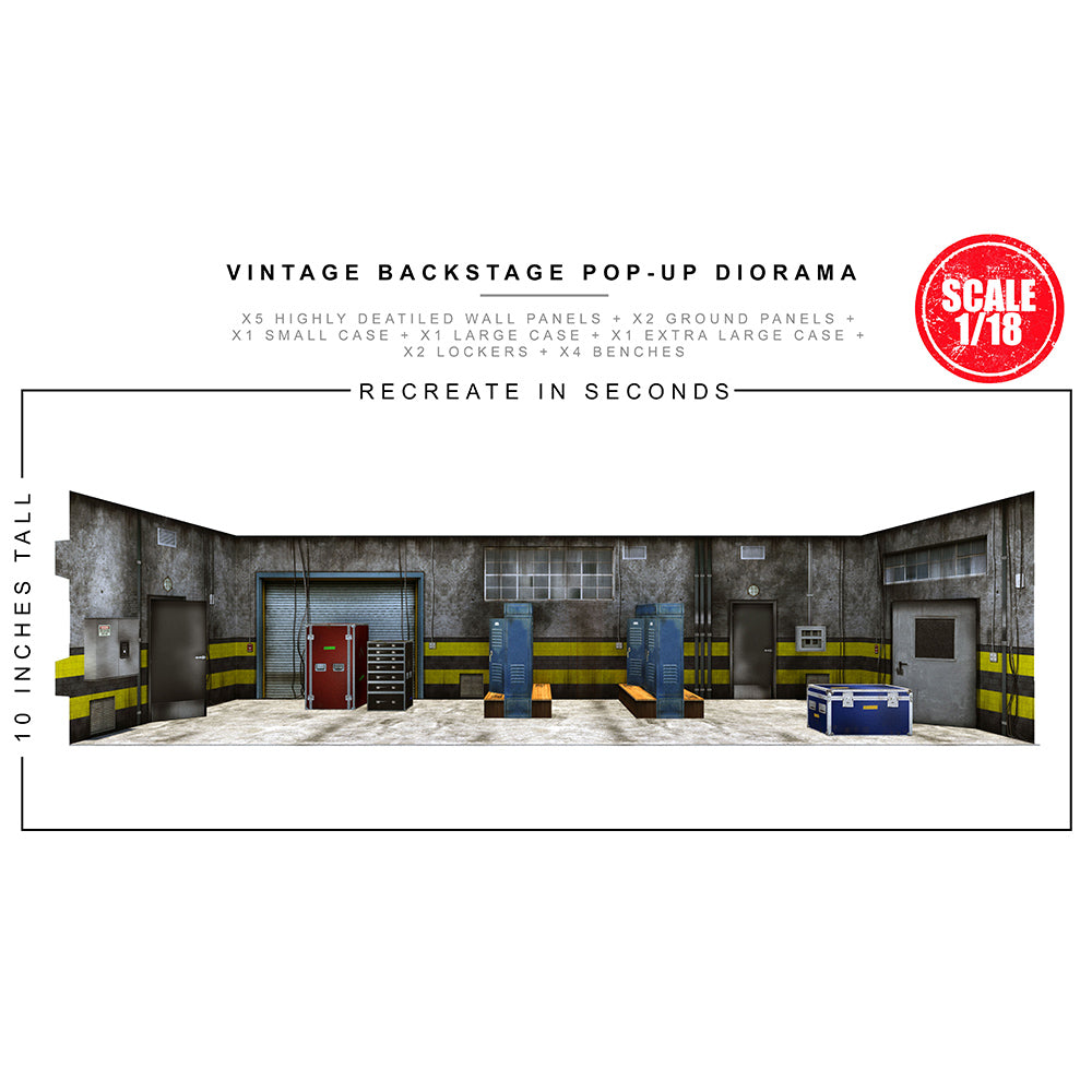 Vintage Backstage Pop-Up Diorama 1/18