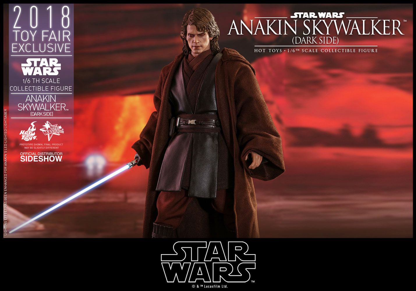 Hot Toys - Movie Masterpiece Serie - Anakin Skywalker Dark Side
