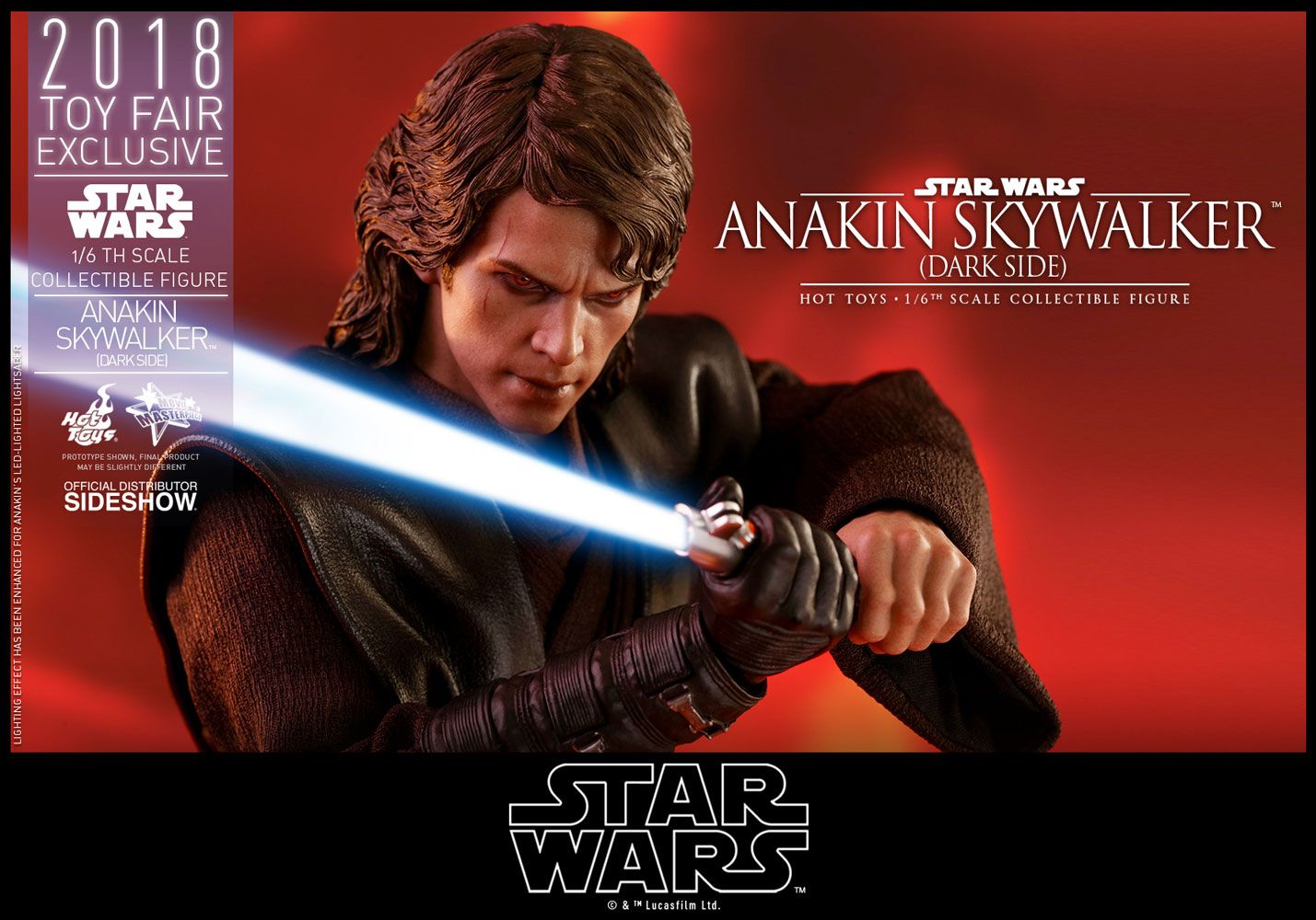 Hot Toys - Movie Masterpiece Serie - Anakin Skywalker Dark Side