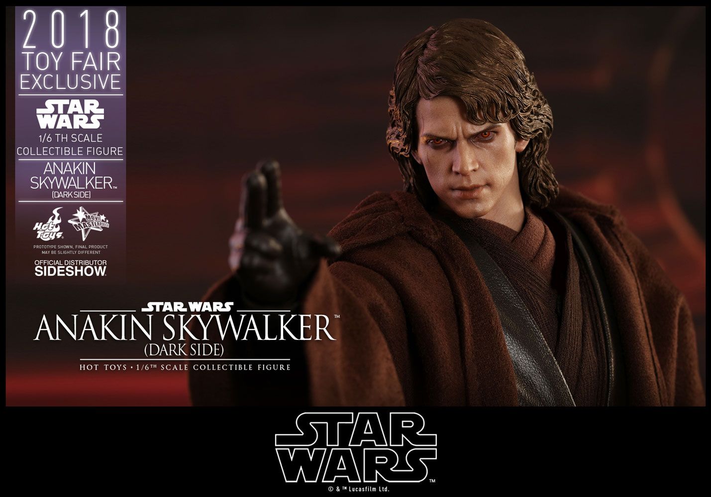Hot Toys - Movie Masterpiece Serie - Anakin Skywalker Dark Side