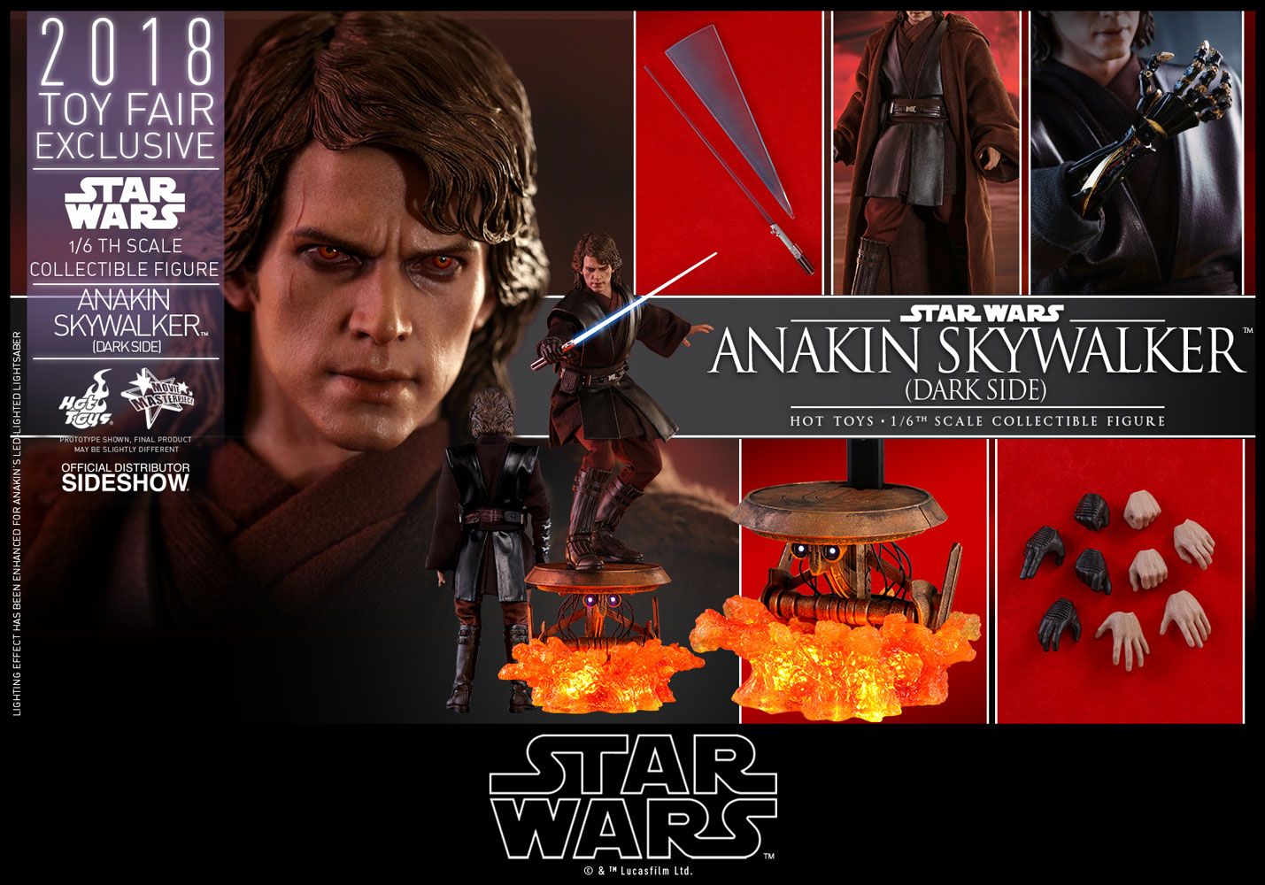 Hot Toys - Movie Masterpiece Serie - Anakin Skywalker Dark Side