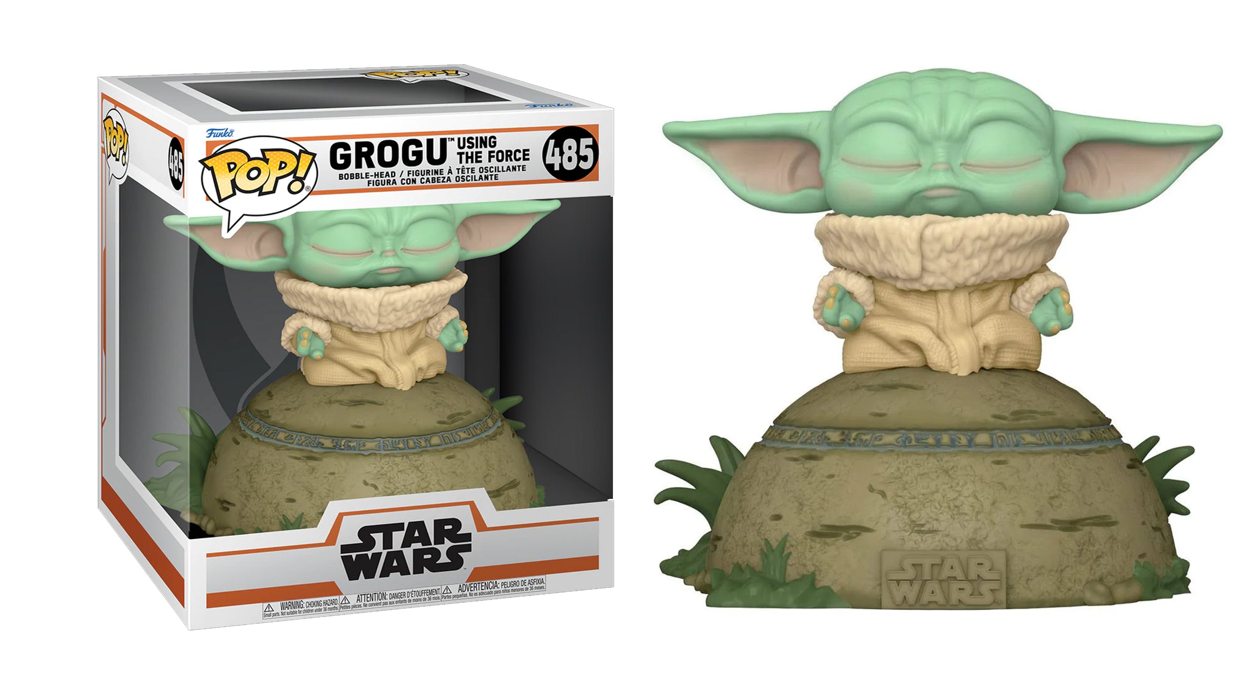 Pop! Star Wars -The Mandalorian - Grogu Using the Force Deluxe [Light