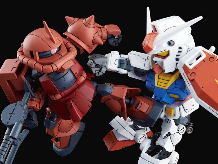 Cross Silhouette - RX-78-2 Gundam & MS-06S ZAKU II - 40th Anniversary