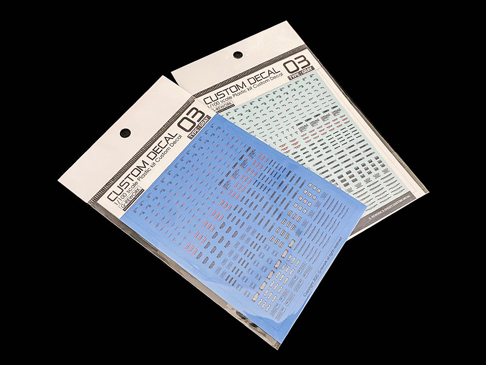 Gunprimer - G-Reworks - Custom Caution Decal #3 (GRAY)
