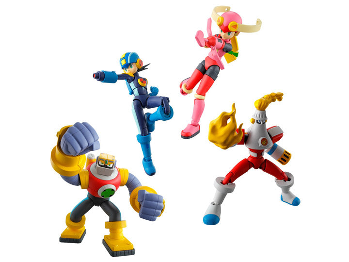 SMP Kit Makes Pose - Mega Man EXE Battle Network - Vol. 1 Model Kit Set
